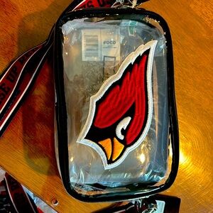 Arizona Cardinal clear purse/Crossbody NFL